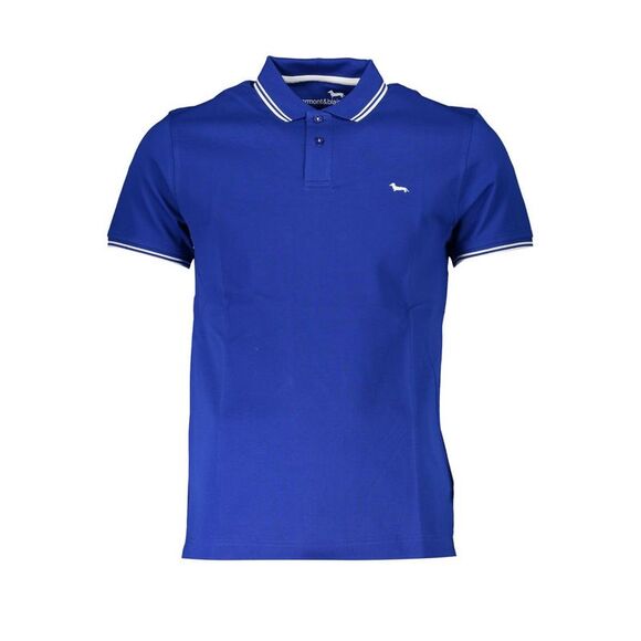 Harmont & Blaine Blue Cotton Polo Men's Shirt